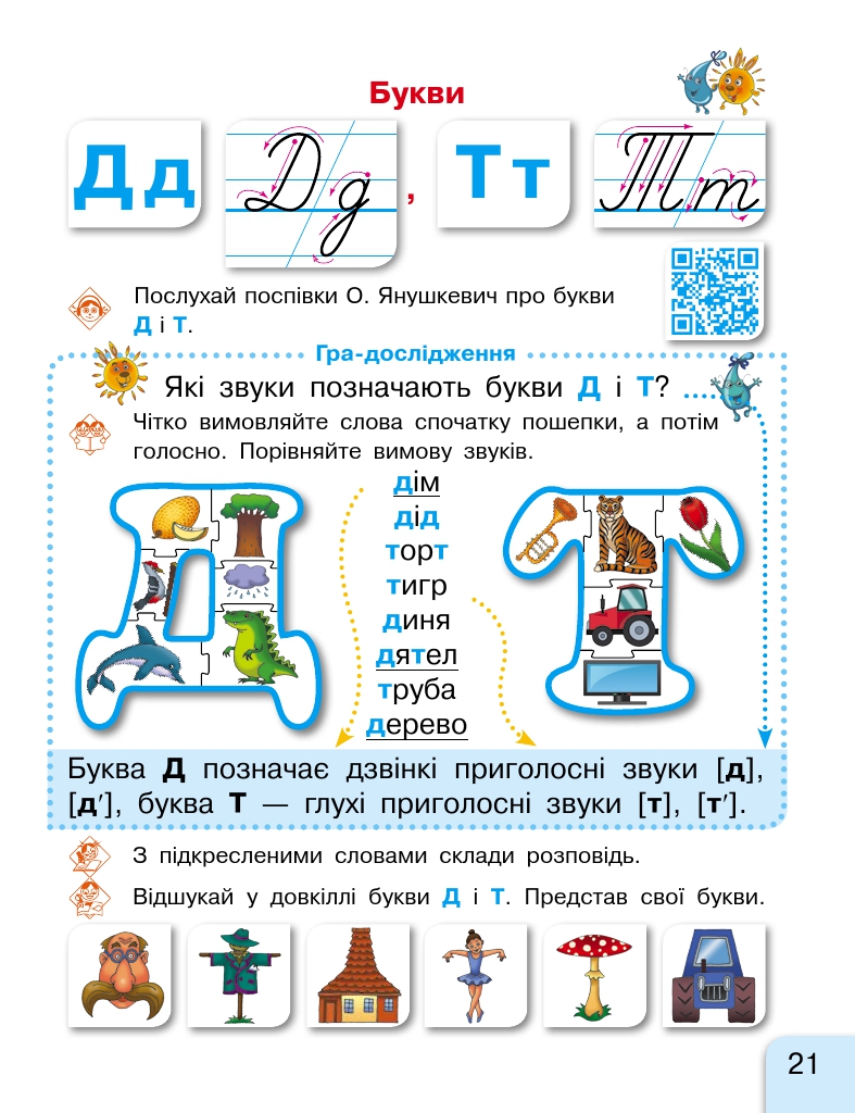 Українська мова. Буквар 1 клас Іваниця Г. А 2018