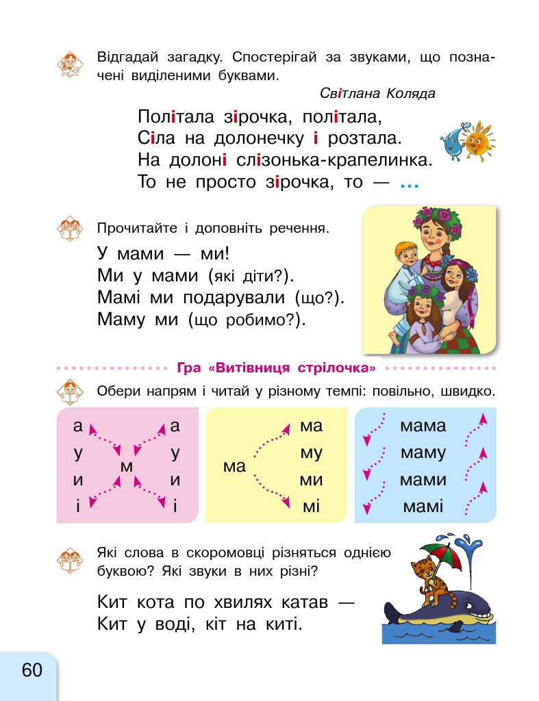 Українська мова. Буквар 1 клас Іваниця Г. А 2018