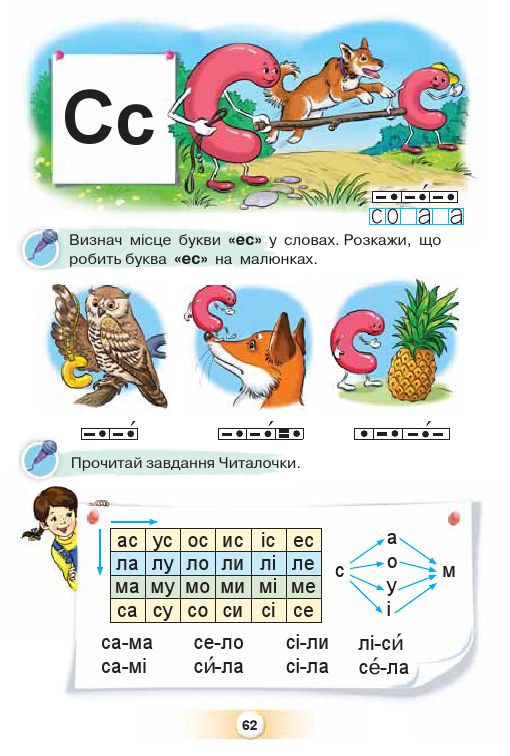 Українська мова. Буквар 1 клас К. І. Пономарьова 2018