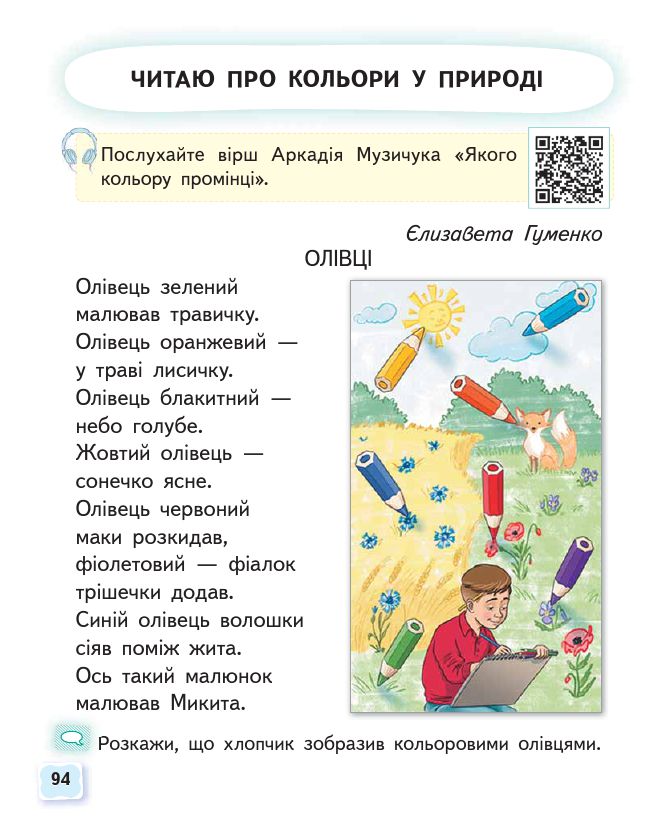 Українська мова. Буквар 1 клас Вашуленко М. С., Вашуленко О. В. 2018