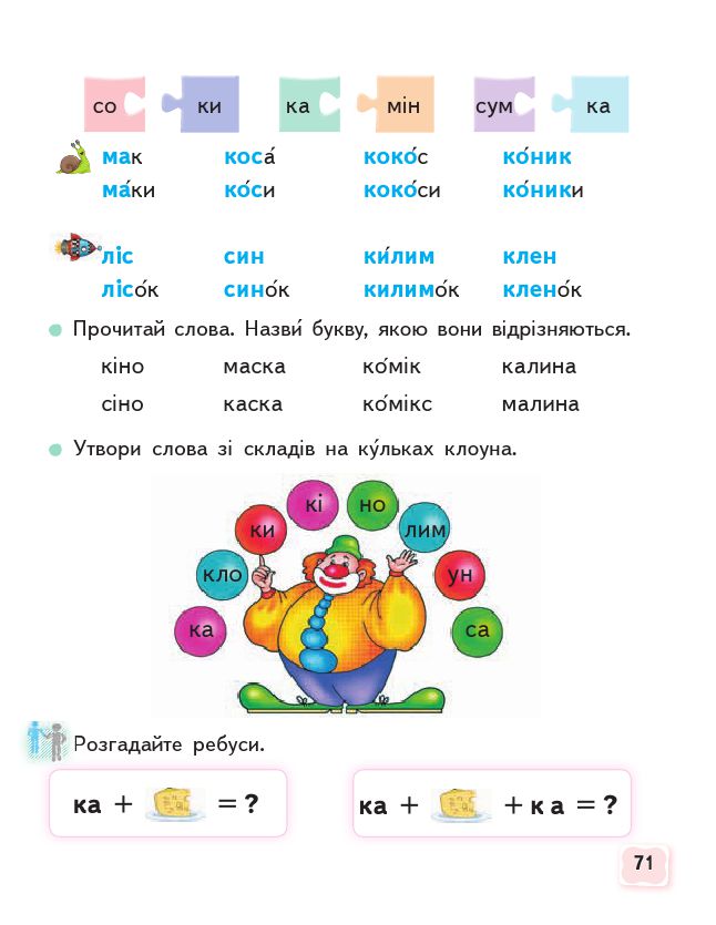 Українська мова. Буквар 1 клас Вашуленко М. С., Вашуленко О. В. 2018