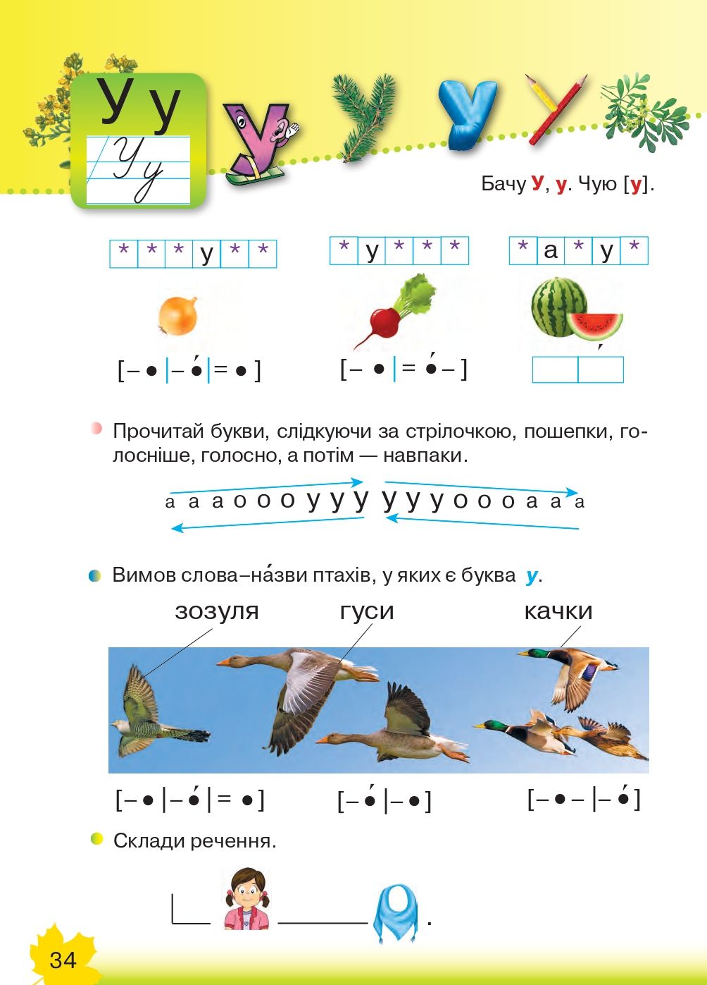 Українська мова. Буквар 1 клас Захарійчук М. Д. 2018