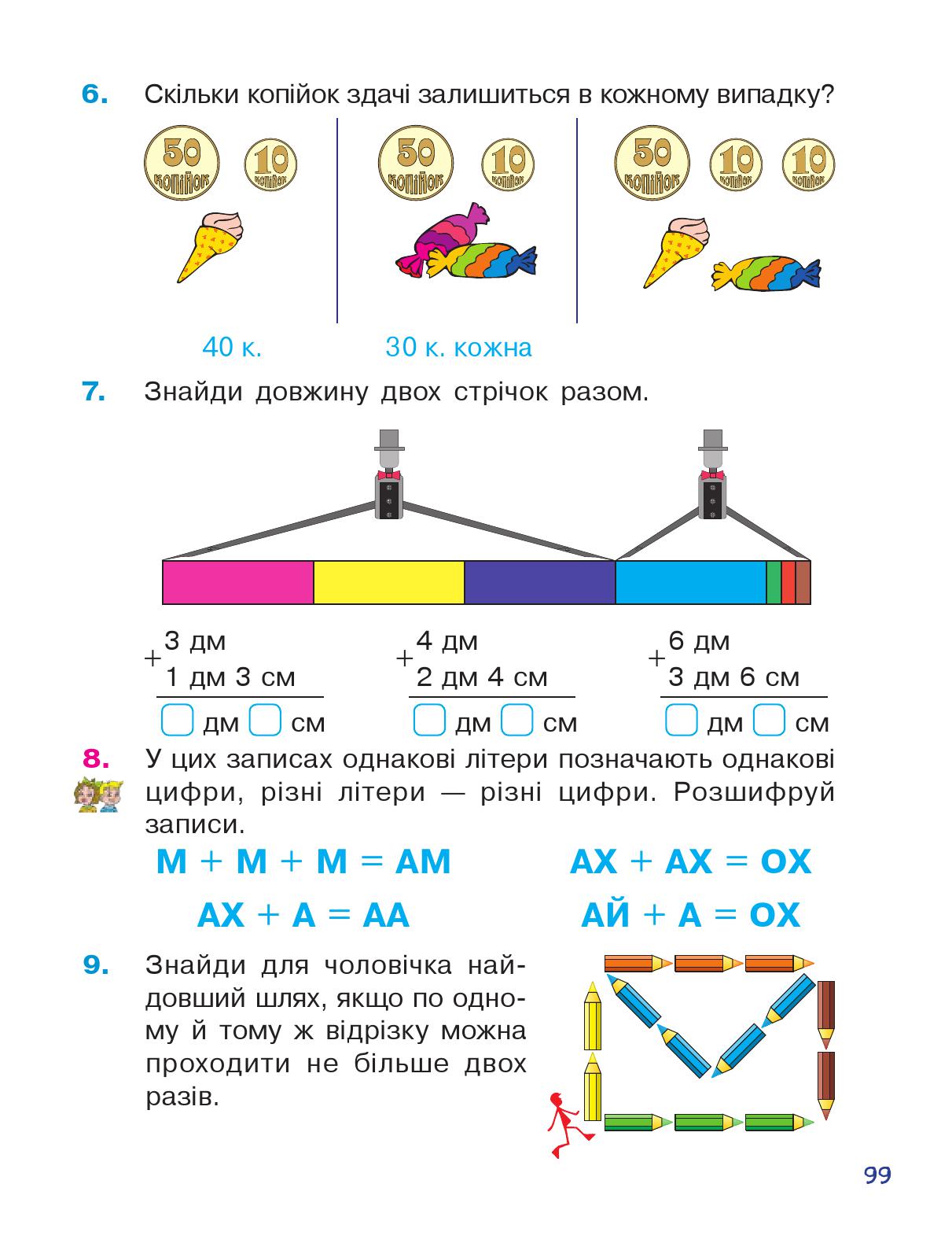Математика 1 клас Будна Н.О. 2018