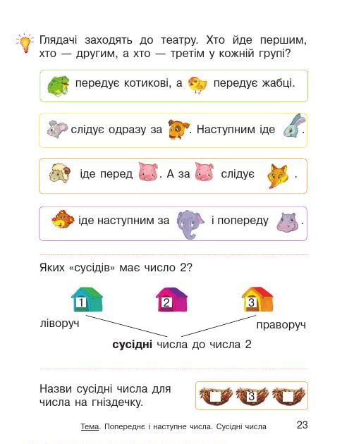 Математика 1 клас Гісь О. М., Філяк І. В. 2018
