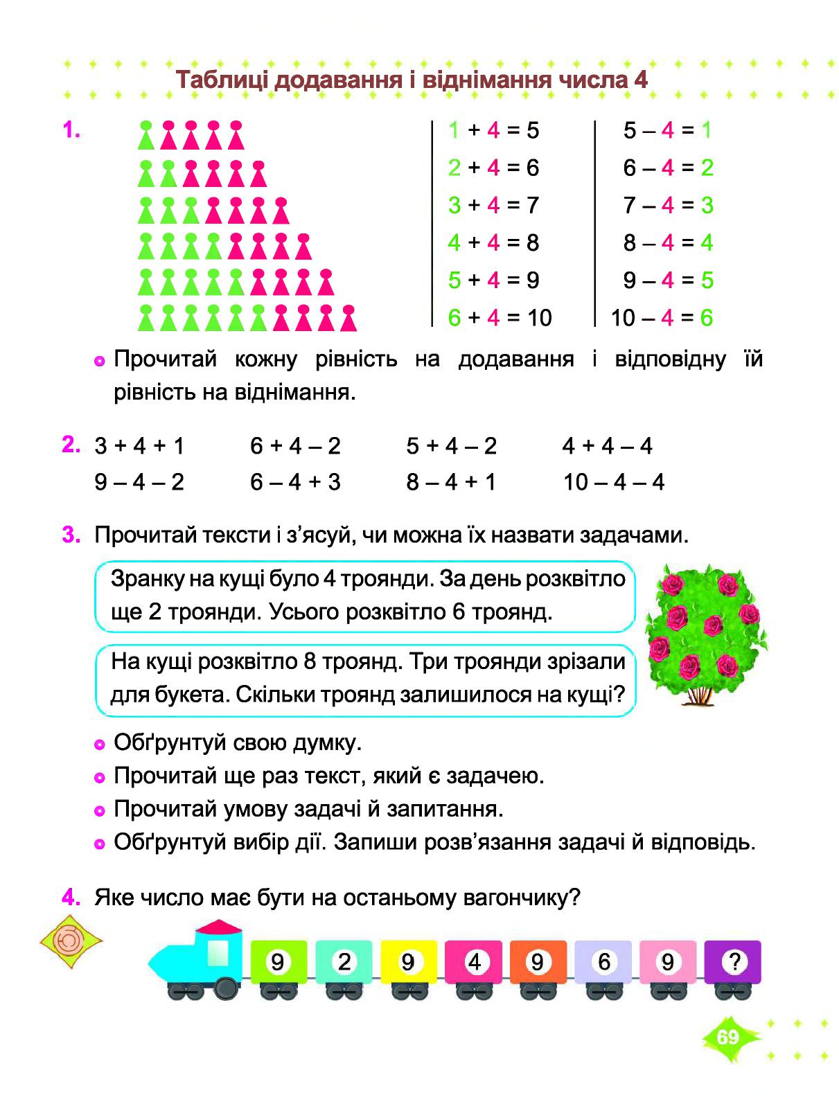 Математика 1 клас Корчевська О. П., Козак М. В. 2018