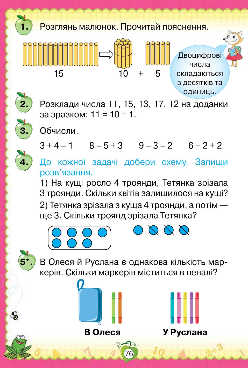 Математика 1 клас Листопад Н. П. 2018