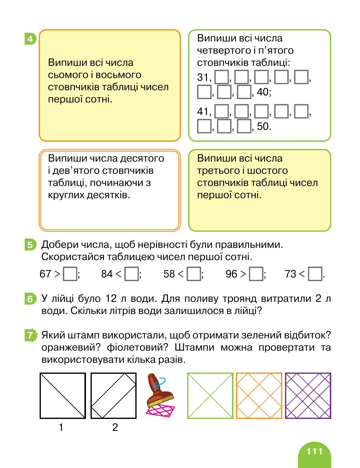 Математика 1 клас С. П. Логачевська, Т. А. Логачевська, О. А. Комар 2018