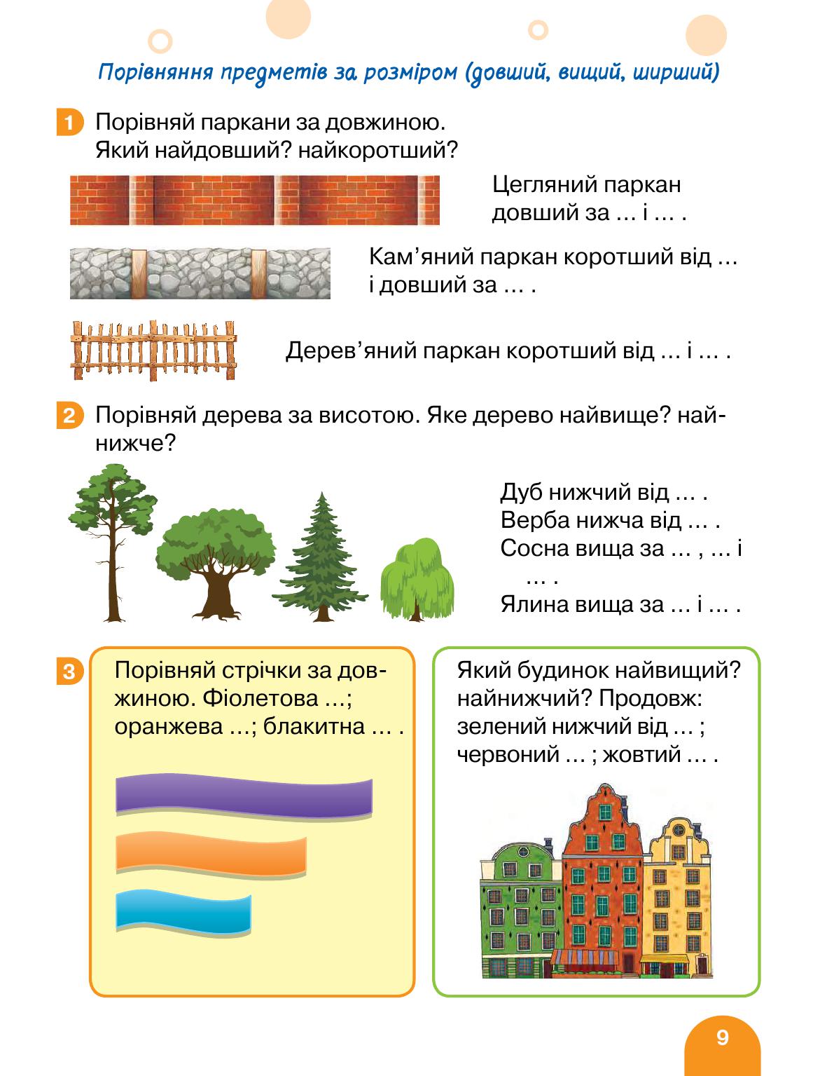 Математика 1 клас С. П. Логачевська, Т. А. Логачевська, О. А. Комар 2018