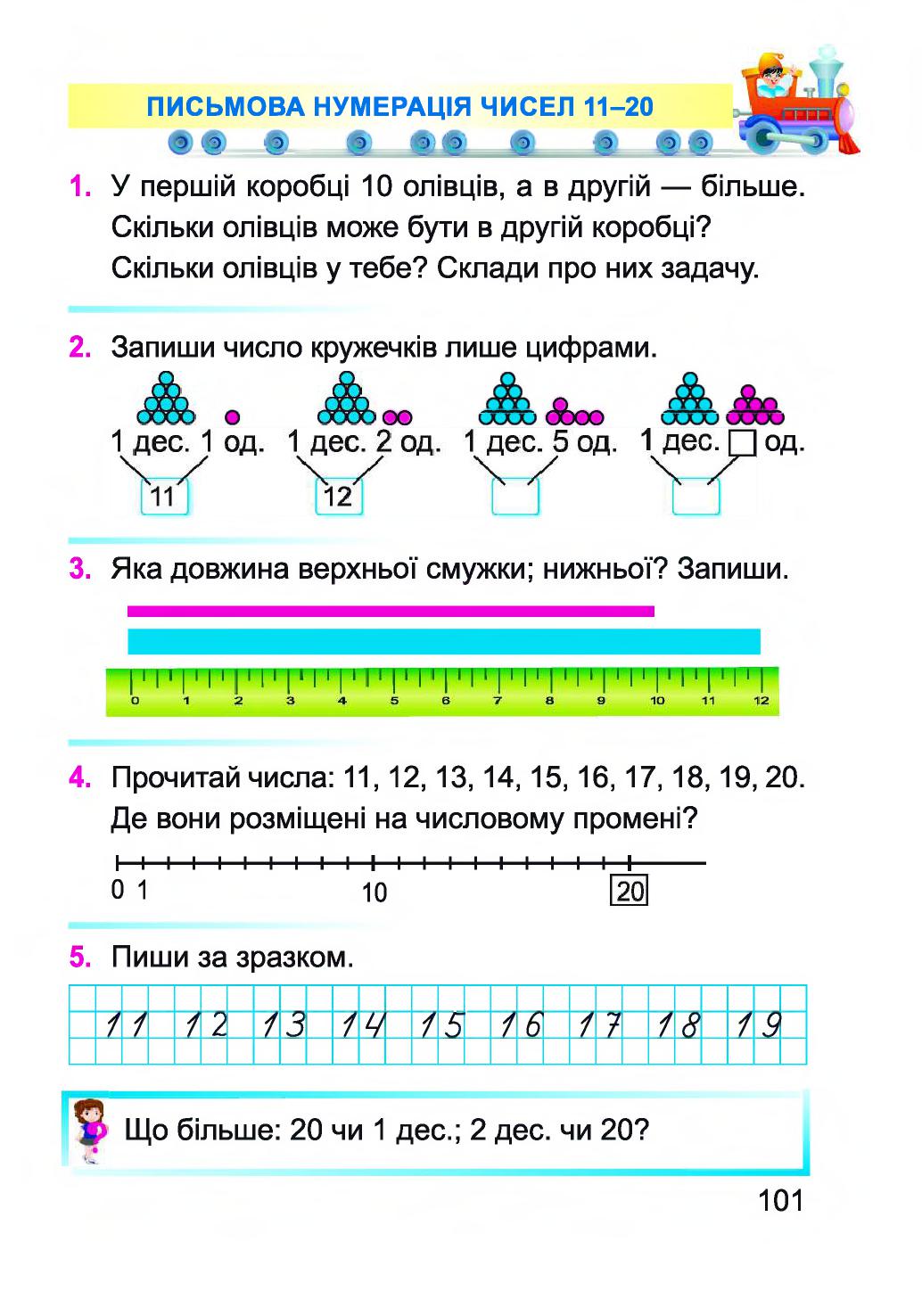 Математика 1 клас Заїка А. М. 2018