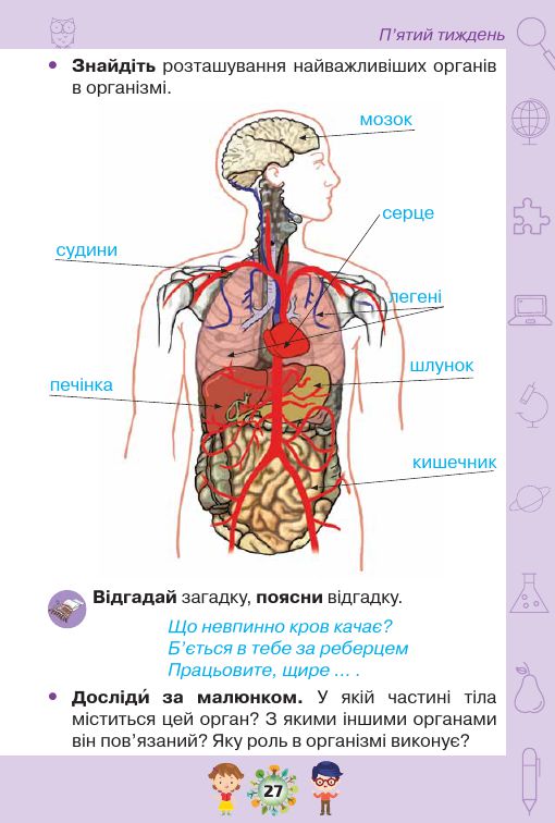 Я досліджую світ 1 клас І. В. Грущинська, З. М. Хитра, І. І. Дробязко 2018