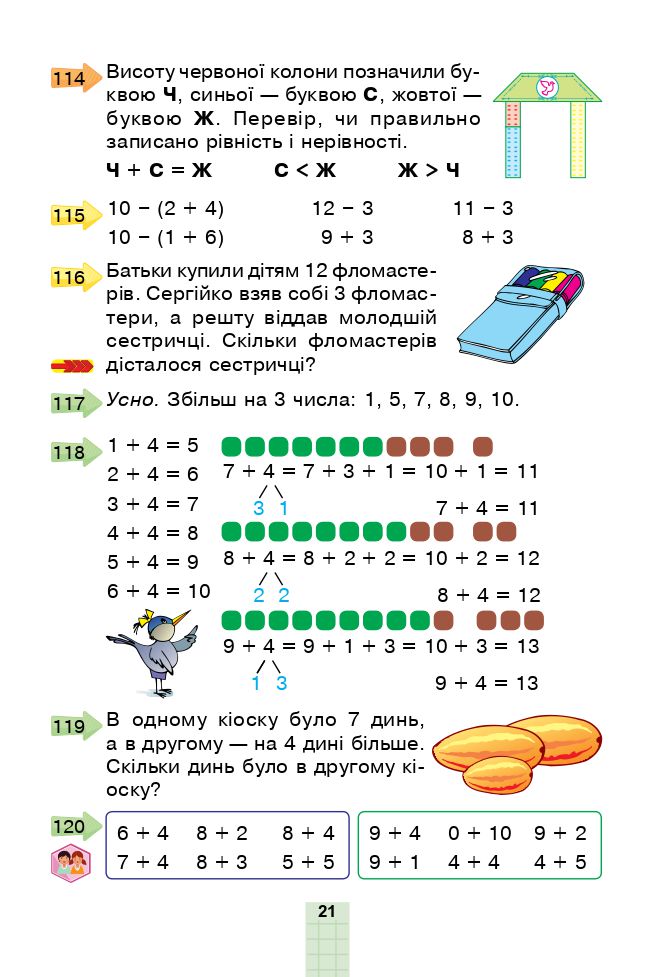 Математика 2 клас Будна Н. О., Беденко М. В. 2019