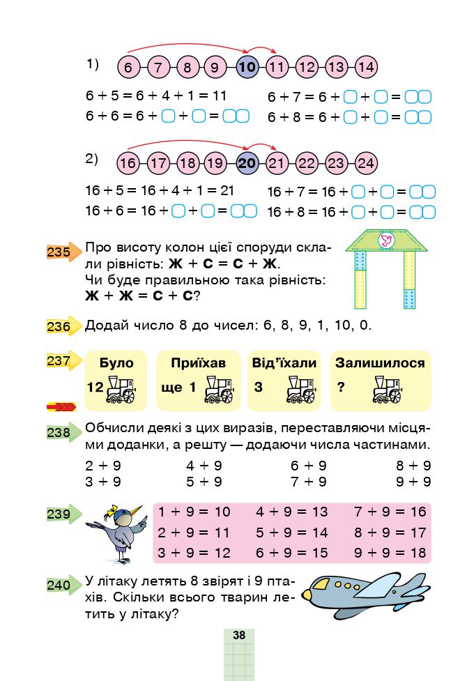 Математика 2 клас Будна Н. О., Беденко М. В. 2019