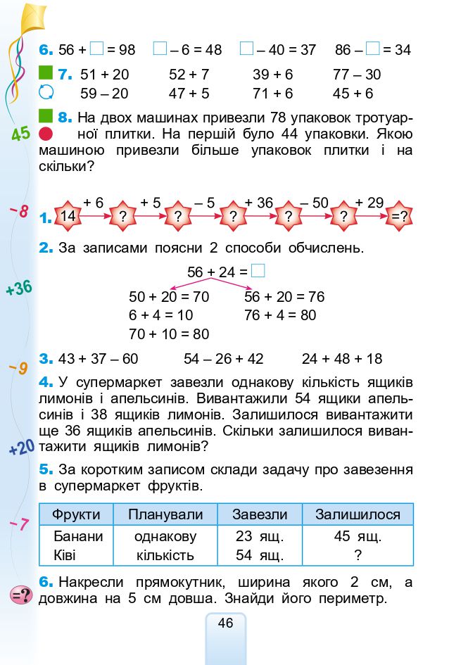 Математика 2 клас Лишенко Г.П. 2019