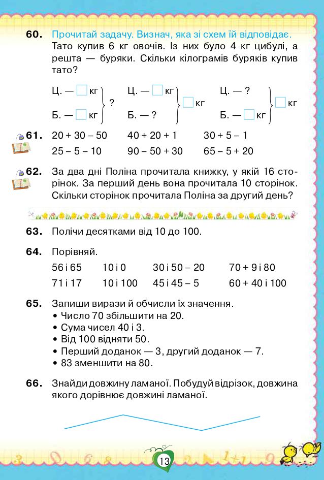 Математика 2 клас Листопад Н.П. 2019