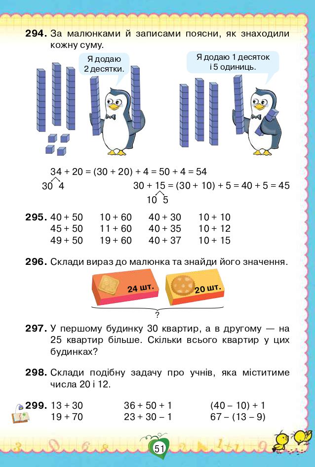 Математика 2 клас Листопад Н.П. 2019