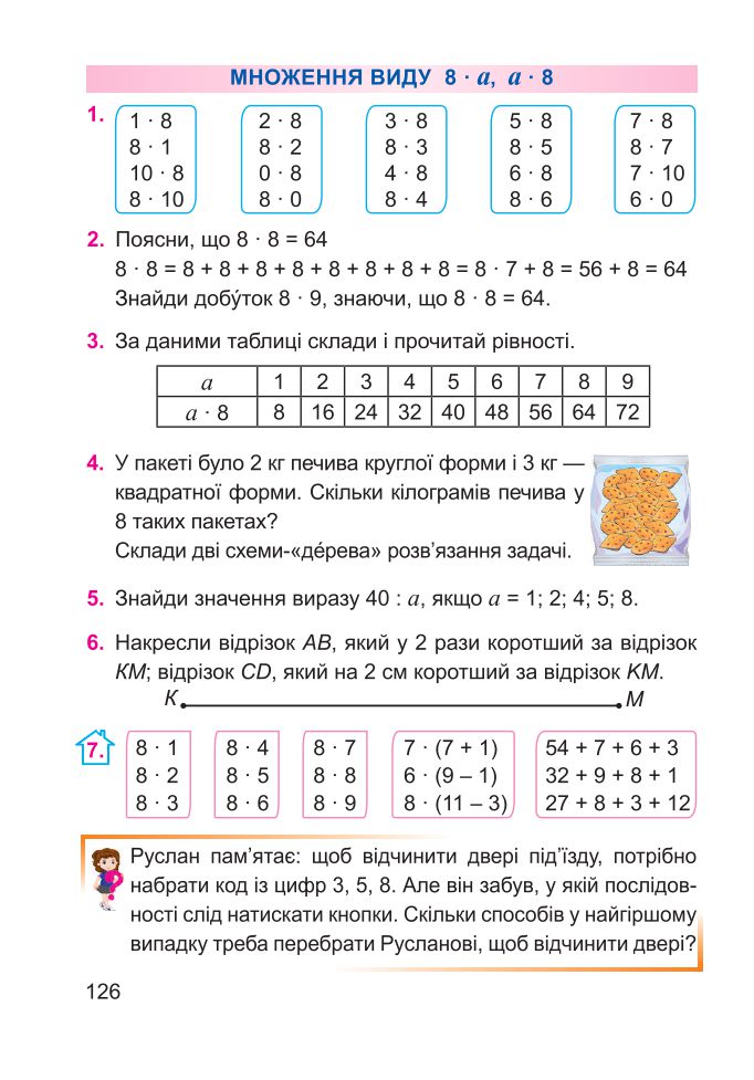Математика 2 клас Заїка А. 2019