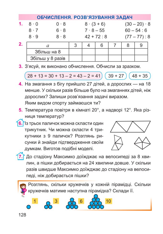 Математика 2 клас Заїка А. 2019