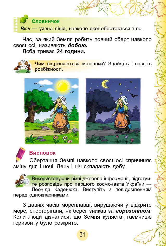 Я досліджую світ 2 клас Гільберг Т. Г.; Тарнавська С. С.; Павич Н. Н. 2019