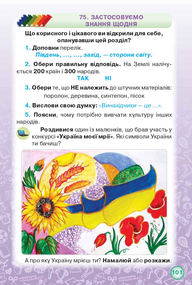Я досліджую світ 2 клас Грущинська І. В., Хитра З. М. 2019