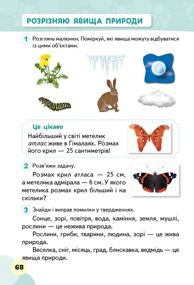 Я досліджую світ 2 клас Вашуленко М. С., Ломаковська Г. В., Єресько Т. П., Ривкінд Й. Я., Проценко Г. О. 2019