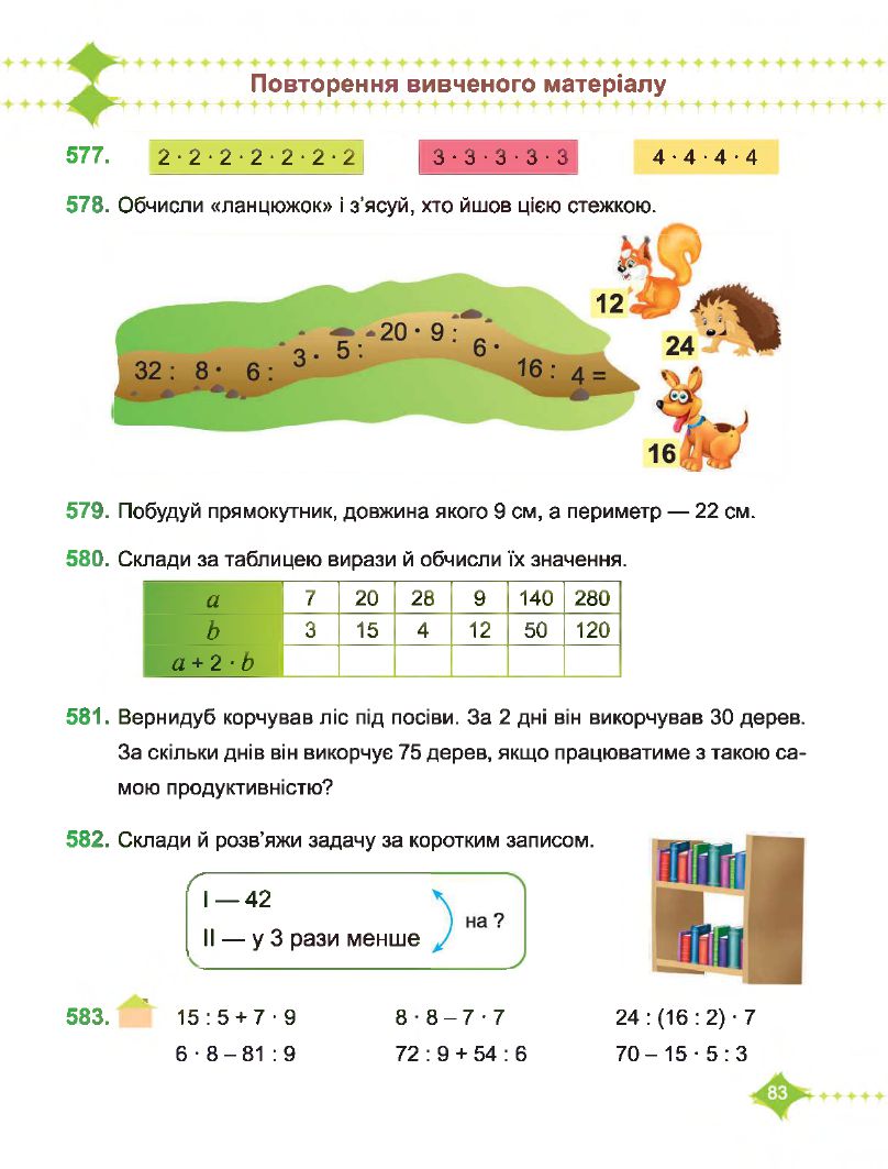 Математика 3 клас М. Козак, О. Корчевська 2020