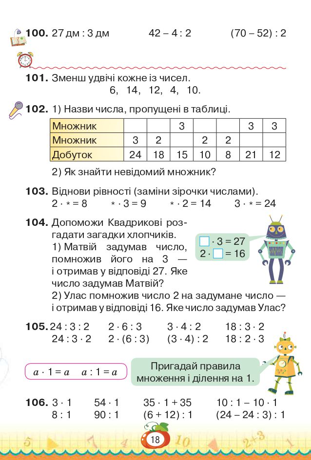 Математика 3 клас Н.П. Листопад 2020