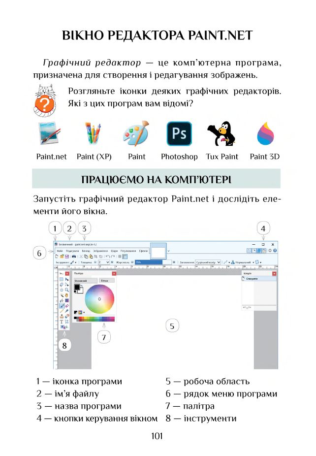 Інформатика 4 клас Т. В. Воронцова, В. С. Пономаренко, Л. В. Пономаренко, О. Л. Хомич, І. В. Лаврентьєва 2021