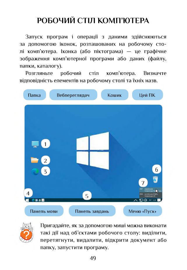 Інформатика 4 клас Т. В. Воронцова, В. С. Пономаренко, Л. В. Пономаренко, О. Л. Хомич, І. В. Лаврентьєва 2021