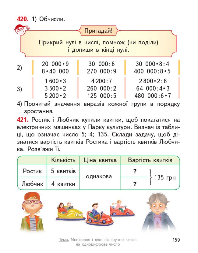 Математика 4 клас О. Гісь, І. Філяк 2021