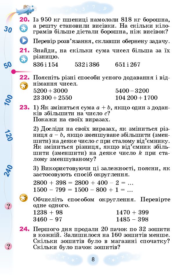 Математика 4 клас Г. Лишенко 2021