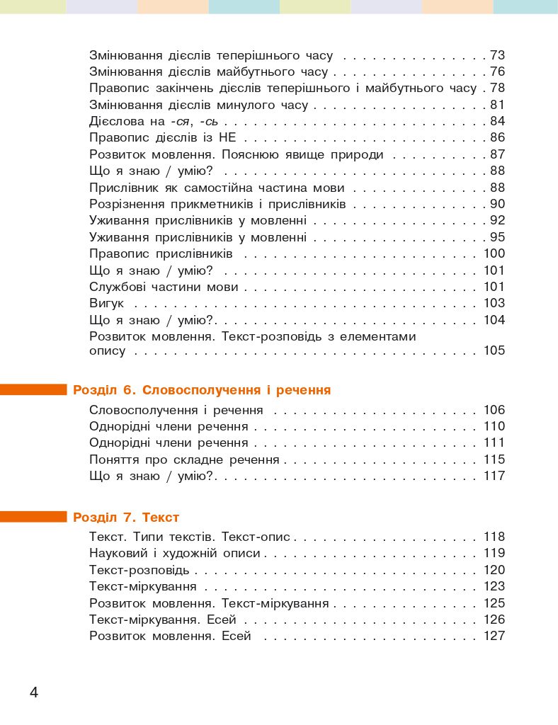 Українська мова та читання 4 клас І. Большакова, І. Хворостяний 2021