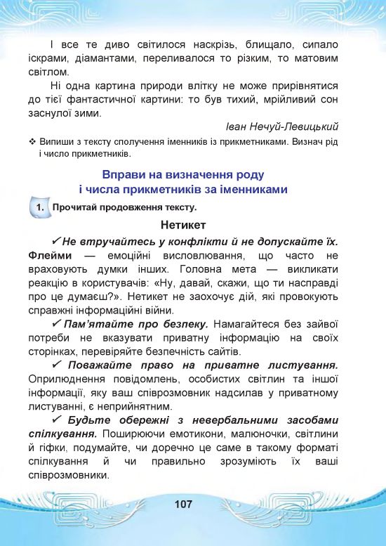 Українська мова та читання 4 клас Чабайовська М.І., Омельченко Н.М., Кожушко С.М. 2021