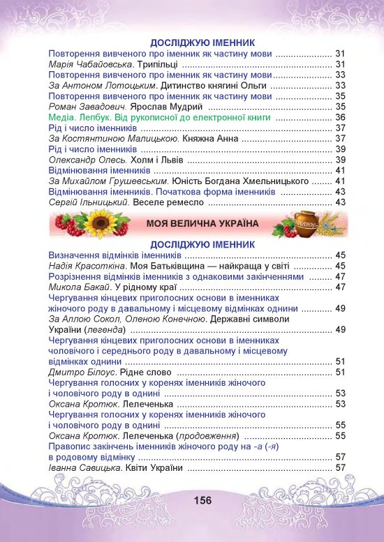 Українська мова та читання 4 клас Чабайовська М.І., Омельченко Н.М., Кожушко С.М. 2021