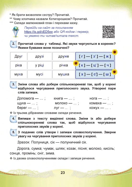 Українська мова та читання 4 клас Чабайовська М.І., Омельченко Н.М., Кожушко С.М. 2021