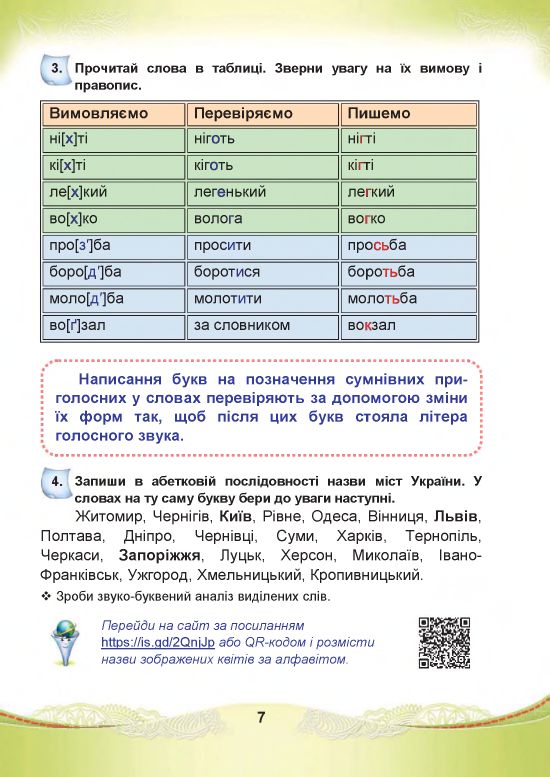 Українська мова та читання 4 клас Чабайовська М.І., Омельченко Н.М., Кожушко С.М. 2021