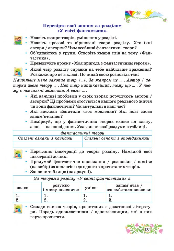 Українська мова та читання 4 клас А. Савчук 2021